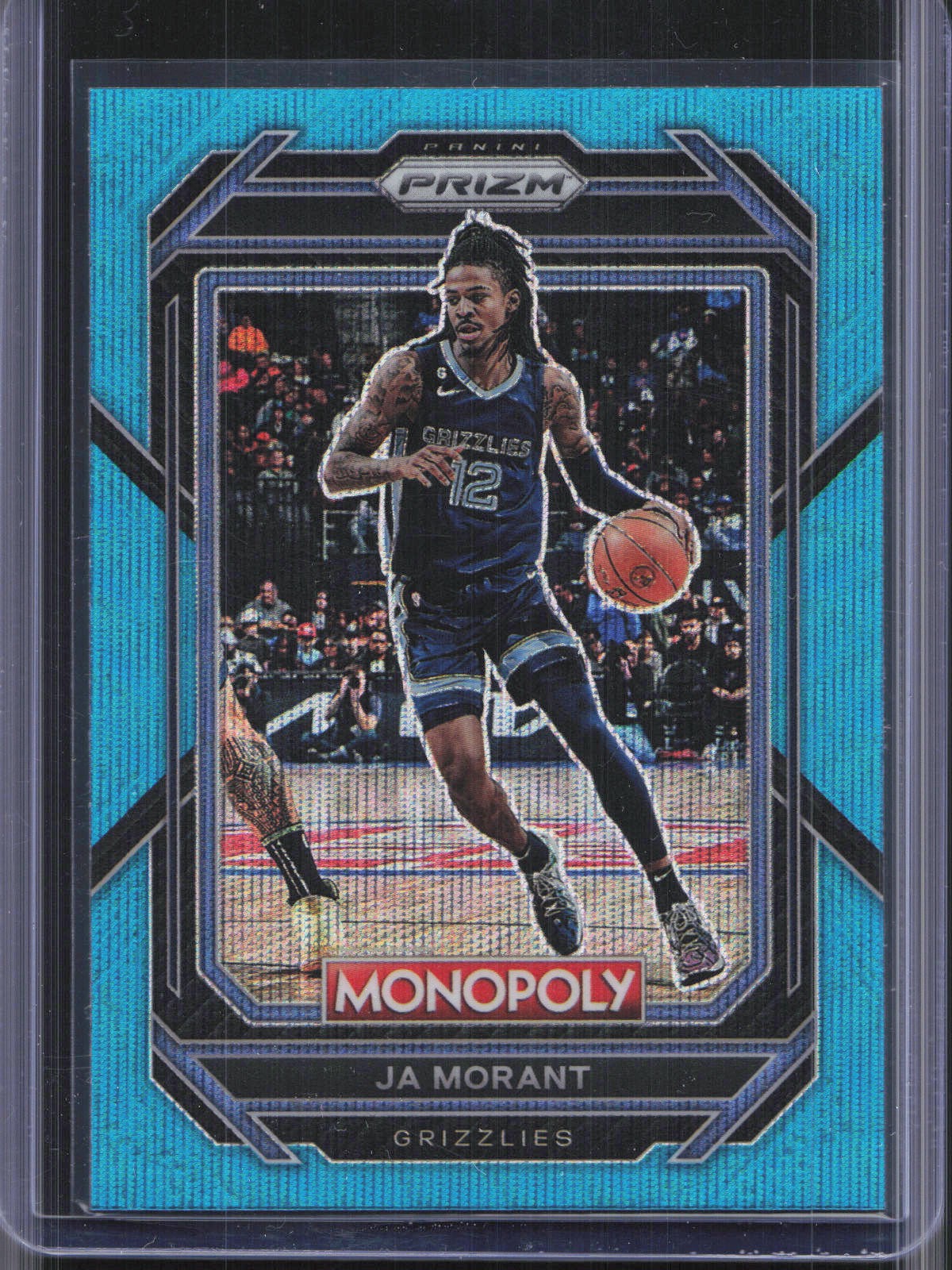 2022-23 Panini Prizm Monopoly #43 Ja Morant Teal Wave