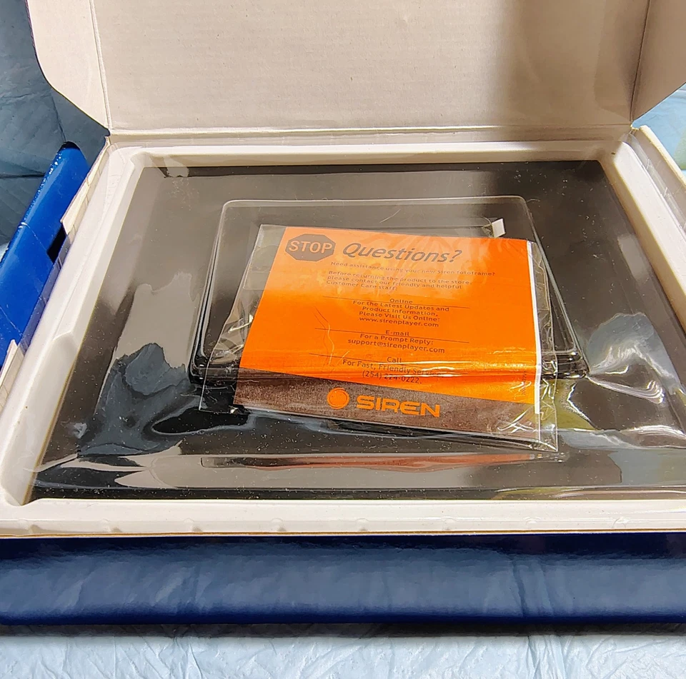 Siren Foto Frame - Digital Photo Frame - 5 Inch LCD Display - OB-New in Package - Image 4 of 4