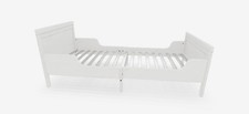 IKEA SUNDVIK Kinderbett 80×200 cm, weiß, ausziehbar, mit Lattenrost