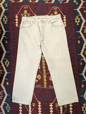 VTG Levi's 501 Light Gray Denim Jeans, 33x28, Made In USA