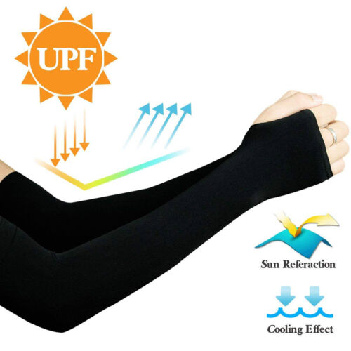 Anti-Rutsch Sport Kompressions Arm Sleeves mit UPF50 für Herren Damen Sonnenschutz - Bild 10 von 11