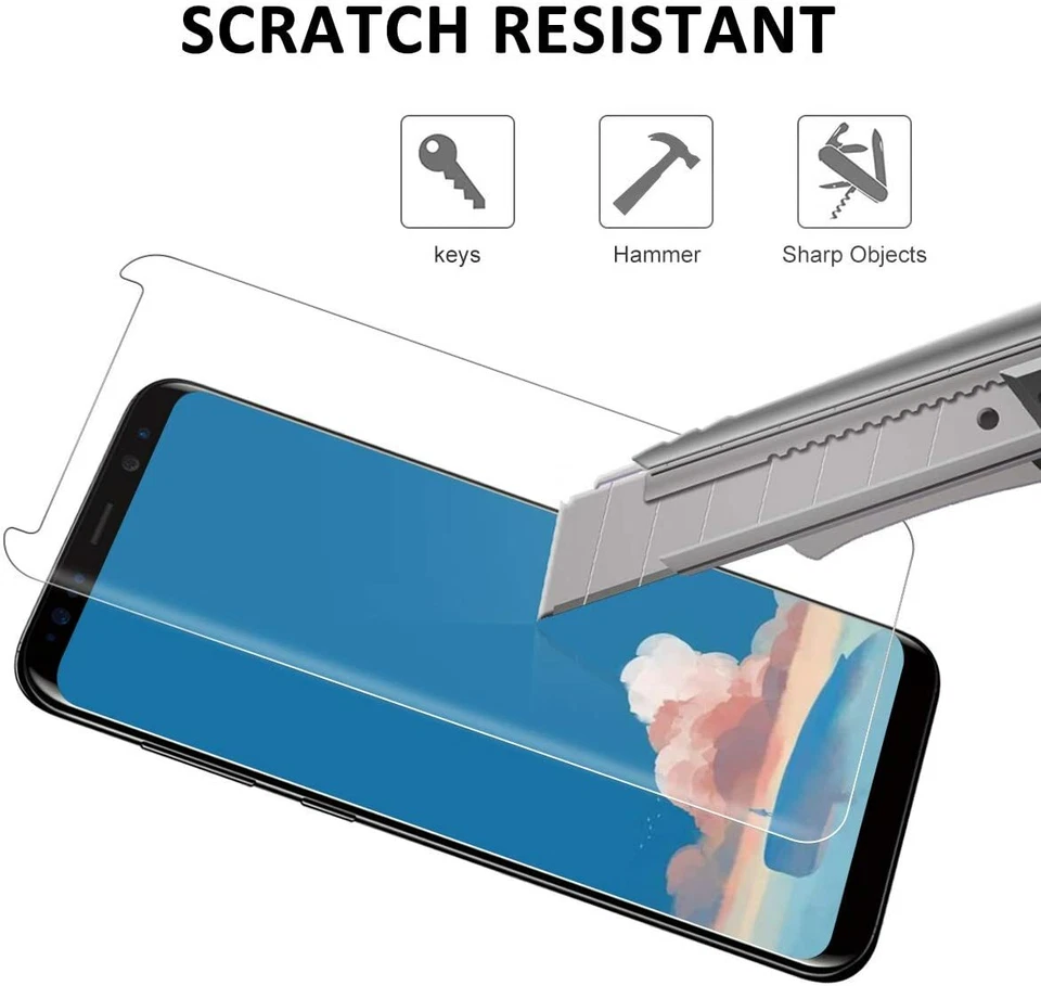 For Samsung Galaxy Note 9 100% Genuine 5D Tempered Glass Screen Protector Clear - Image 4 of 4