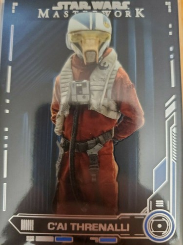Topps Star Wars Masterwork 2019 BLUE Base individuales elige tu tarjeta como nueva como nueva - Imagen 12 de 57