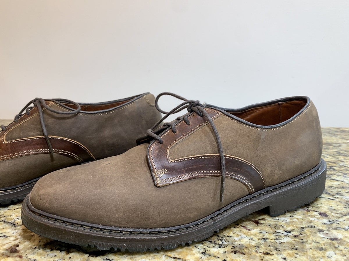 靴 Allen Edmonds Berkshire Allen Edmonds BERKSHIRE Brown Nubuck Leather Oxfords Shoes Sz 7.5