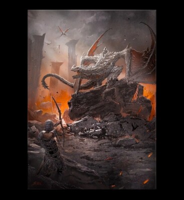 Displate Limited Edition - The Dragon Hunter
