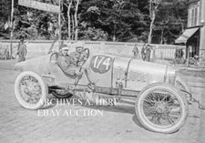 Sunbeam factory racer Ivy Cummings 1921 French Grand Prix photograph racing phot