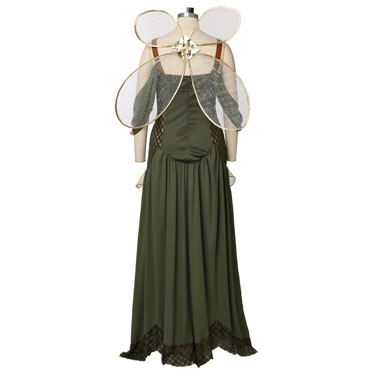 sachin and babi light blue dress Halloween Cosplay Medieval Vintage Fairy Elf Costume For Princess Bandage  Dress