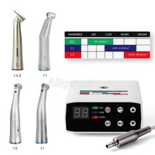 AZDENT Dental Brushless LED Micro Motor 1:1/1:4.2/1:5 Contra Angle Handpiece