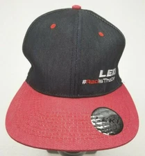 LEKI XC Ski Team Baseball Snapback Cap Hat "Red is the Color" Red/Black