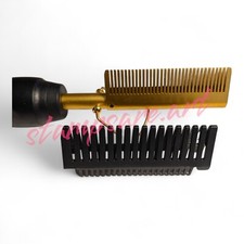 Hot Comb Hair Straightener - Electric Straightening Comb