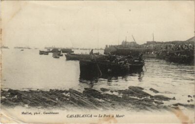 CPA AK MAROC Casablanca - Le Port a Maree (1082579)