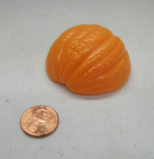 Peeled Orange Half Tangerine Pretend Play Food Piece Prop Part Kid Kitchen Fruit