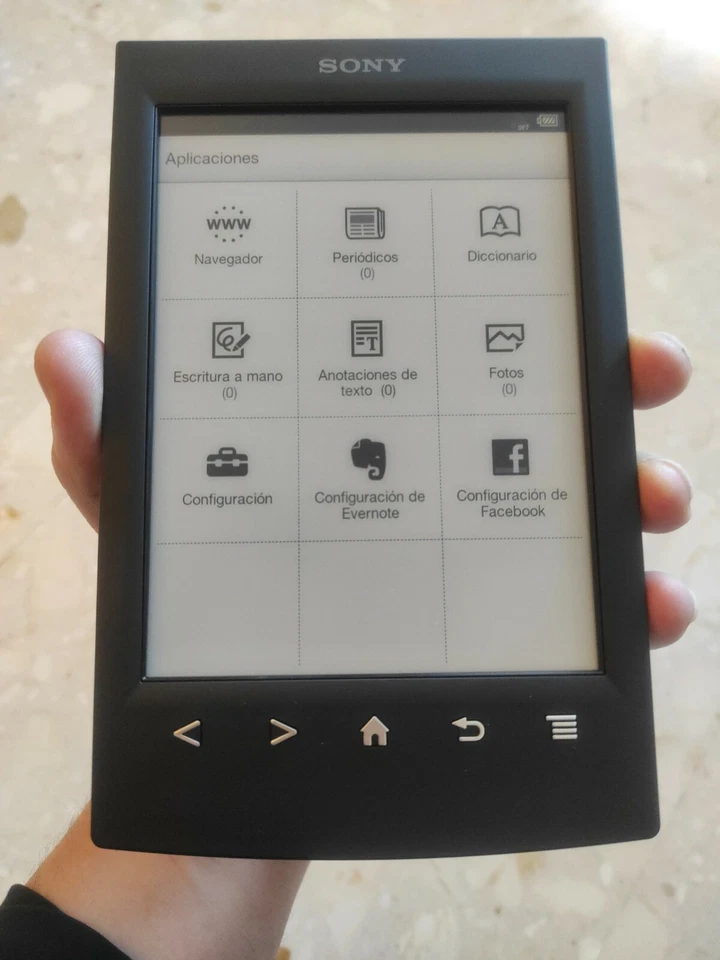 Ebook sony prs t2 reader ereader digital tinta Perfecto Estado!!Ereader Libro - Imagen 4 de 4