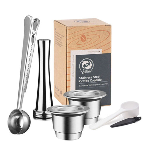 Stainless Steel Coffee Capsule Reusable Coffee Pod Coffeeware Accessories - Picture 17 of 48