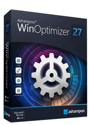 Ashampoo WinOptimizer 27 - Lizenz für 3 PCs - Systemtuner - PC DVD-ROM