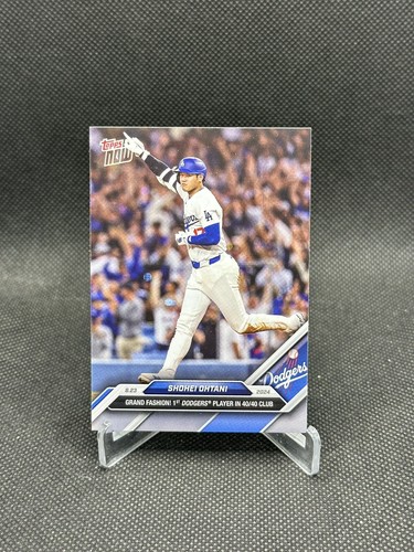 2024 Topps Now 584 Shohei Ohtani 1st Dodgers Player in 40/40 Club - In Hand
