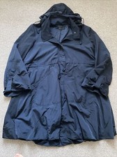 ‘great Plains’ Ladies Navy Unlined Parka Style Coat (uk L)