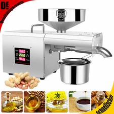 Edelstahl Ölpresse Walnuss Ölmühle Erdnussöl Expeller Extraktion Maschine