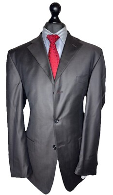 BULLISH BESPOKE SUIT  by ADAM FISHER for EMILE HESKEY LUXURY DESIGNER SUIT 42x34