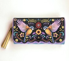 House of Wild PU Leather Womens Wallet Large Capacity Long Purse Coin Pocket