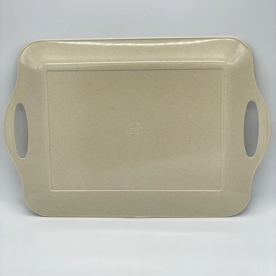 Bandeja para servir árbol floral colorido de fibra de bambú bio Evergreen Earthaware Foto 2 de 4