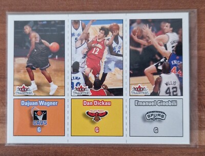 Top Rar Fleer Tradition Basketball 02-03 Dajuan Wagner, Dan Dickau, E. Ginobili