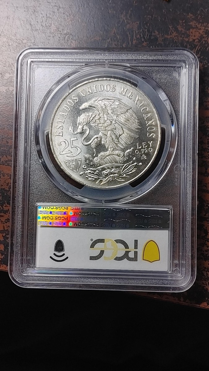 1968 Mo Mexico Silver 25 Pesos Olympics Type 1 PCGS MS68 2907 | eBay