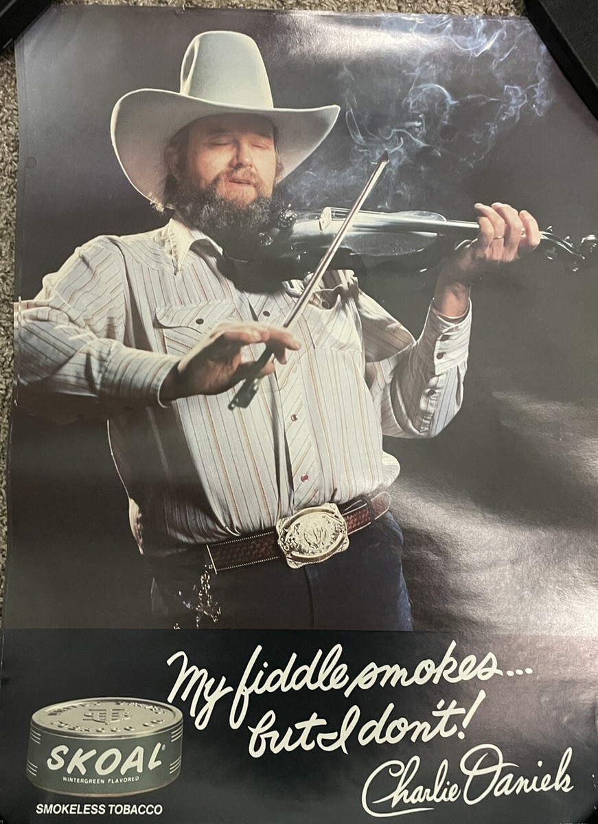 jack daniels chewing tobacco Charlie Daniels Skoal Smokeless Tobacco Snuff Poster Happy Days Copenhagen