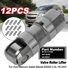 12pcs Valve Ohv Roller Lifters Set For 1997-2006 Ford F-150 4.2l 256cid V6 Ohv