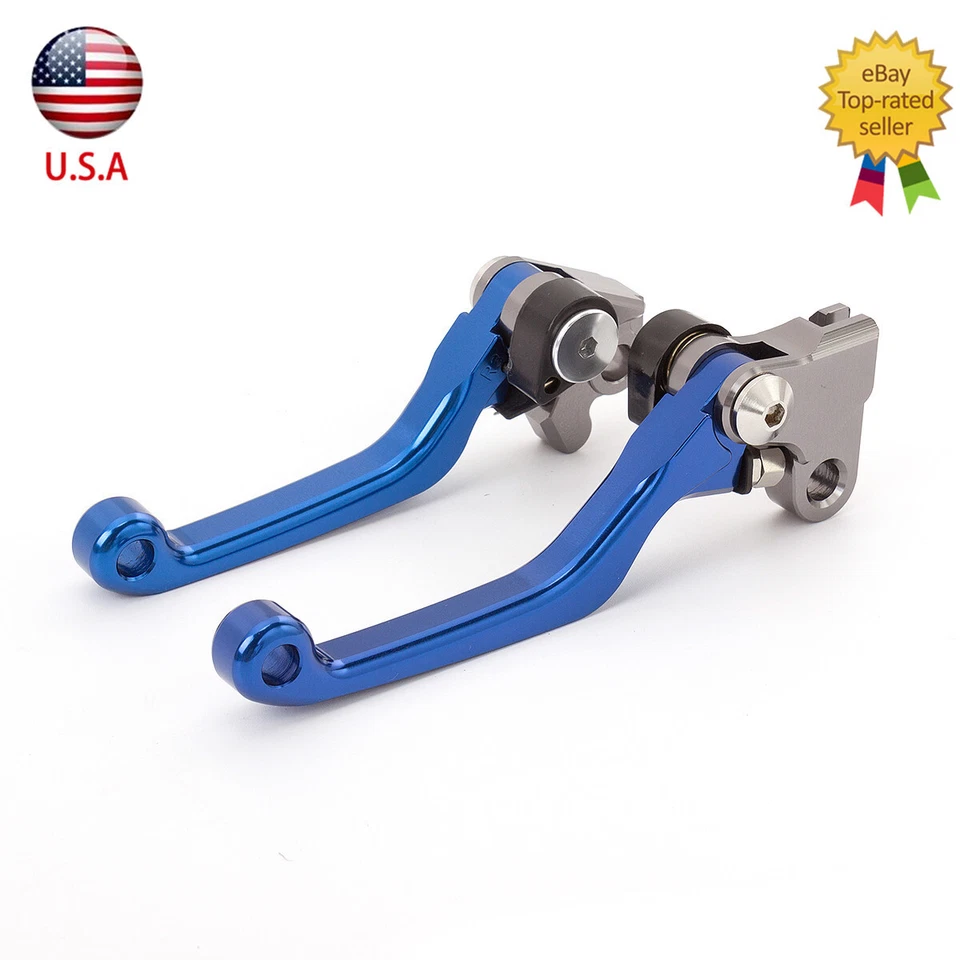 Par de alavancas de freio e embreagem CNC azul para Yamaha WR250R 2007-2020 WR250X 2007-2017 - Imagem 2 de 4