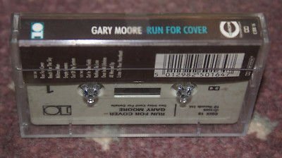 GARY MOORE RUN FOR COVER TAPE 1985 OOP USA BLUES ROCK EX THIN