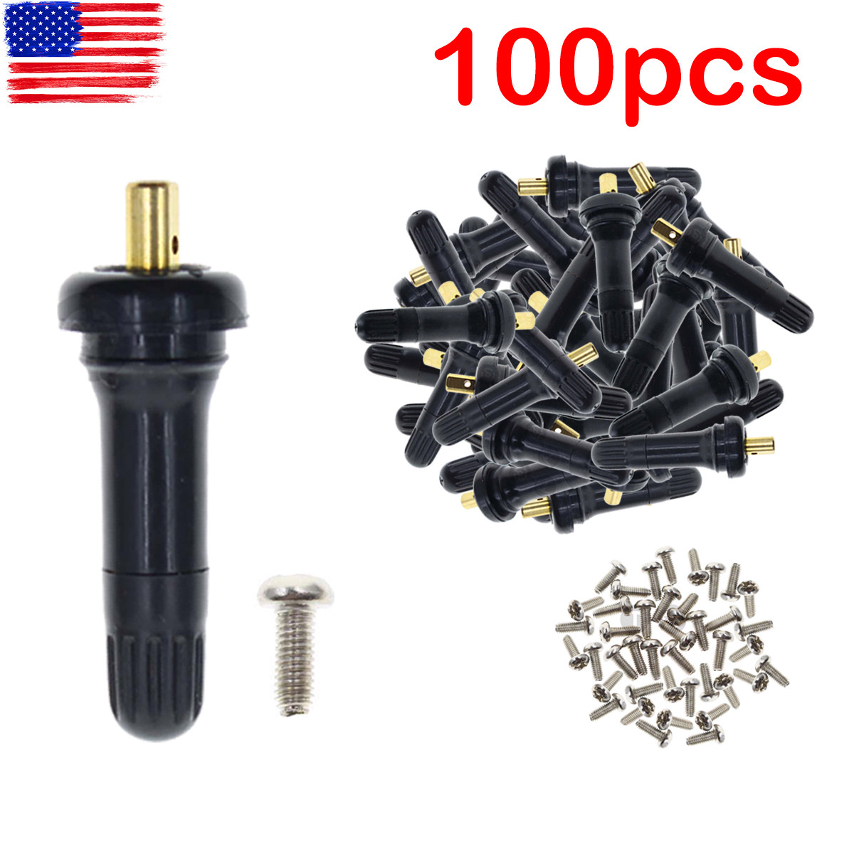 100pcs TPMS Tire Pressure Sensor Valve Stem Service Kit For 1720008 20008 20018 eBay