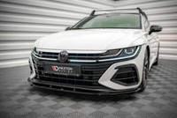 CUP Spoilerlippe Schwarz FüR VW Arteon R Frontspoiler Spoilerschwert Lippe V1