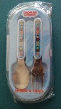 Thomas & Friends Spoon and Fork Utensil Set Stainless Steel by Pecoware # 102 TT