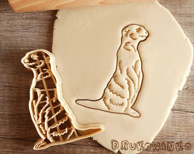 Meerkat Standing On Watch Mammal Africa Popular Movie Animal Cookie Cutter