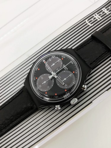 Swatch Chrono - 1991 - SCB106 - WALL STREET - NOS