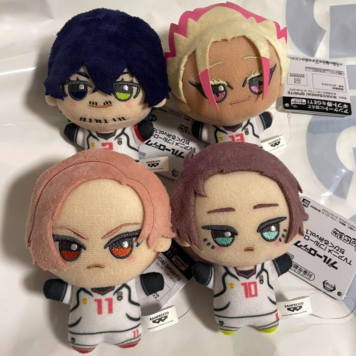Blue Lock Chibigurumi vol.10 Plush Doll Sae Oliver Shuto Ryusei 4