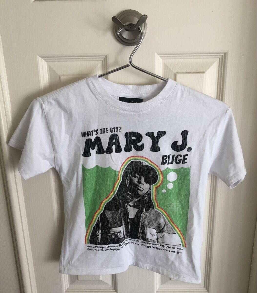 Mary J Blige What's The 411? Children's T Shirt Size 4 Mary J Blige What's The 411? Children's T Shirt Size 4