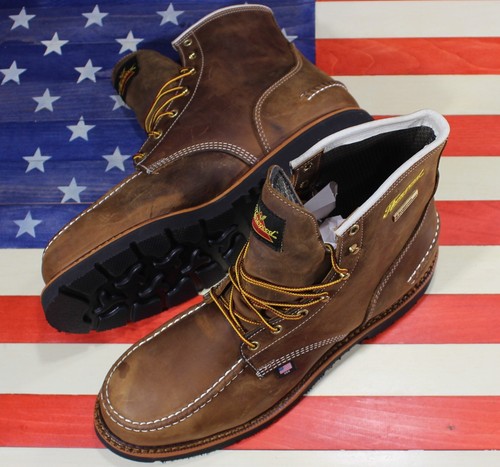 Botas con punta de acero impermeables Thorogood American Heritage 6" HECHO 2o EE. UU. 804-3696 - Imagen 6 de 12