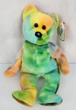 TY 1993 RARE GARCIA THE BEAR BEANIE BABY WITH ERRORS