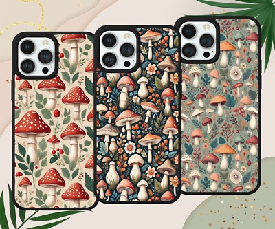 PILZ DRUCK HERBST MUSTER HANDYHÜLLE FÜR IPHONE SAMSUNG GOOGLE PIXEL
