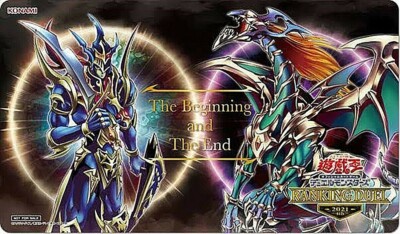 Yugioh Official Playmat Black Luster Soldier & Chaos Emperor