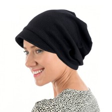 Muslim Women Brim Turban Hat Visor Bonnet Hijab Chemo Cap Headwear Wrap Autumn