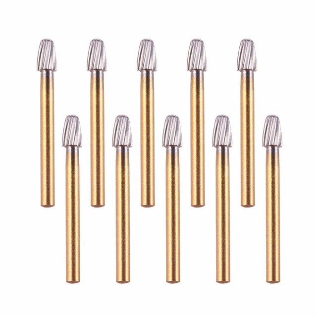 10x Dental Trimming&Finishing Gold Burs Carbide Burs 7901/7803/7104