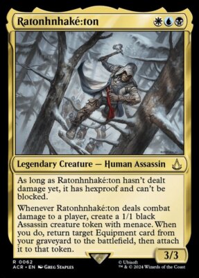MTG Magic the Gathering Ratonhnhake꞉ton (62/315) Assassin's Creed LP