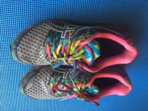 womens asics bright colors