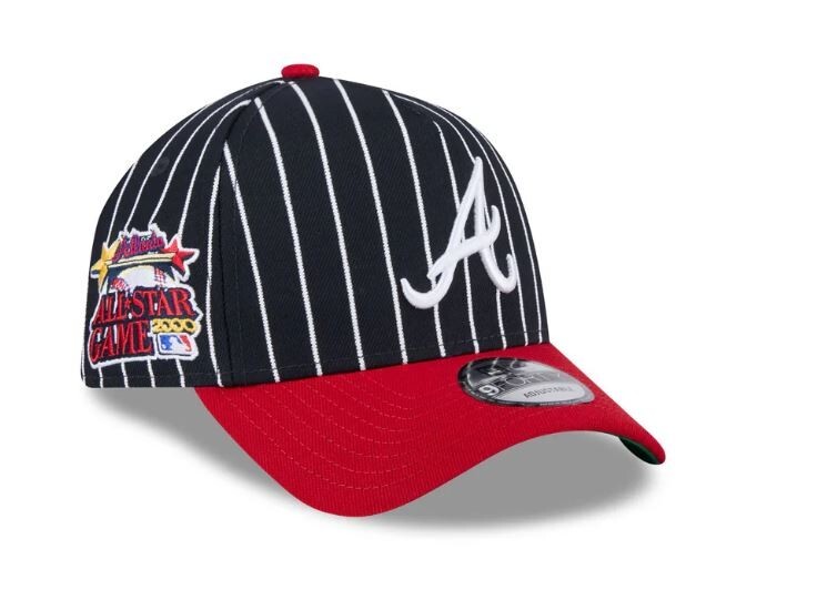 MLB Atlanta Braves 2000 All-Star Game Pinstripe 9FORTY A-Frame Snapback Hat Cap