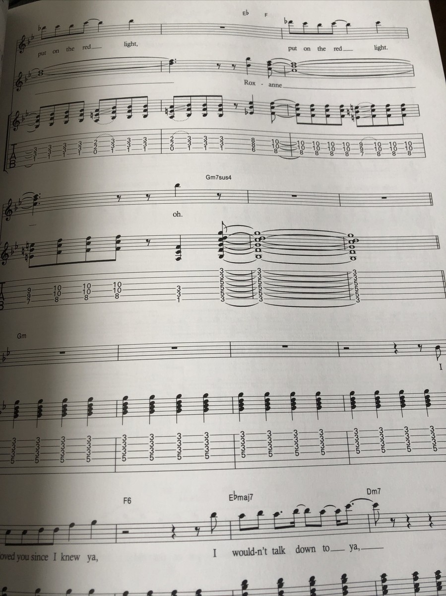 Sting : For Guitar with Tablature by Sting (1994, Trade Paperback