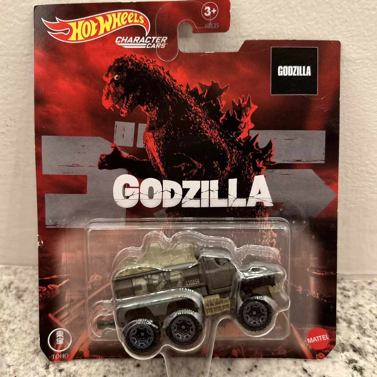 Godzilla Hot Wheels Character cars (new & sealed) rare