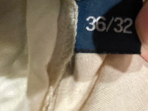 Polo Ralph Lauren Pants Men's 36x32 Meas: 36x30 Trousers Vintage 90s Linen Silk - Picture 6 of 7